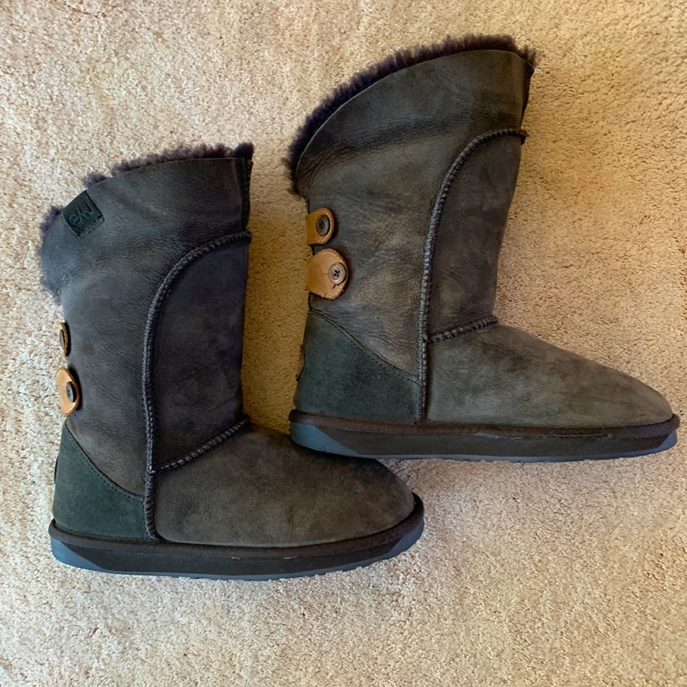 Emu Australia Alba Boots Chocolate Sz8
